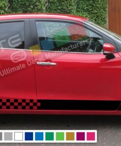 Decal Sticker Side Racing Stripes Compatible with Suzuki Baleno 2008-Present