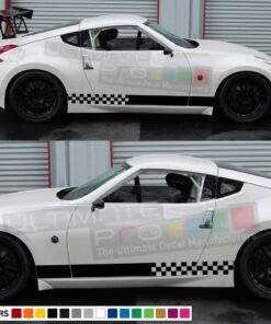 Sport Side Stripes Decal Vinyl Compatible with Nissan 370Z Fairlady NISMO 2012-Present