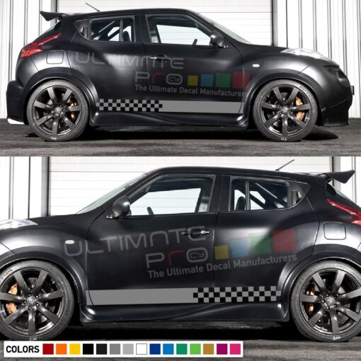 Sticker Vinyl Side Stripes Compatible with Nissan Juke 2010-Present