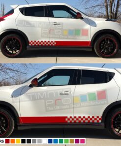 Sticker Vinyl Side Stripes Compatible with Nissan Juke 2010-Present