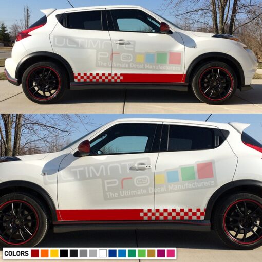 Sticker Vinyl Side Stripes Compatible with Nissan Juke 2010-Present