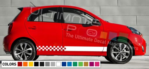 Decal Vinyl Stripes For Nissan Micra 2003-Present