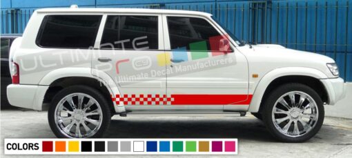 Decal Stripes Compatible Nissan Patrol 2003-Present