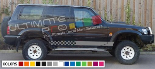 Decal Stripes Compatible Nissan Patrol 2003-Present