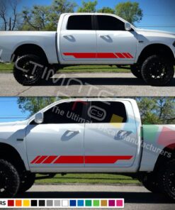 Lower Door Stripes Decal Sticker Dodge Ram 2009 - Present