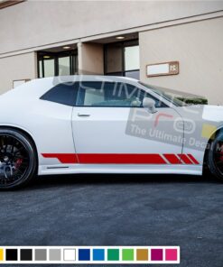 Side Stripes Decal Sticker Vinyl For Dodge challenger RT SRT8 2008 - Present