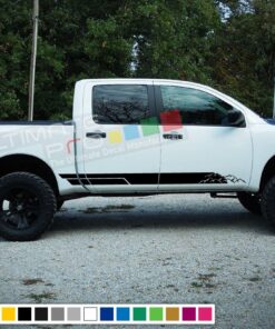 Mountain Decal Stripes Compatible with Nissan Titan 2003-Present