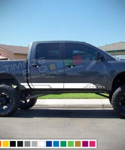 Mountain Decal Stripes Compatible with Nissan Titan 2003-Present