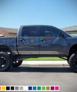 Mountain Decal Stripes Compatible with Nissan Titan 2003-Present