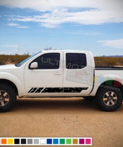Distressed Sticker Stripe for Nissan Frontier 3rd 2nd generation 2014-Present