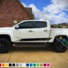 Decal Sticker Off-Road Mountain Stripes Compatible with GMC Canyon 2014-Present