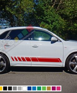 Decal Sticker Vinyl Stripe Kit Compatible with Audi Q3 2008-Present