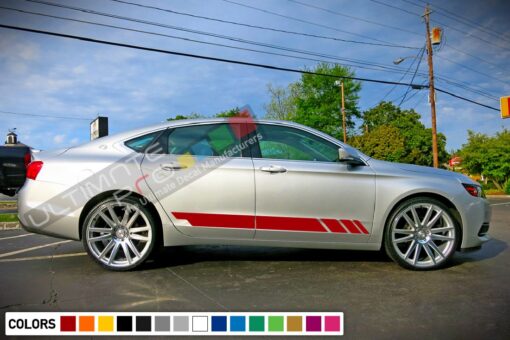 Decals Stripe design for Chevrolet Impala decal 2015 - Present