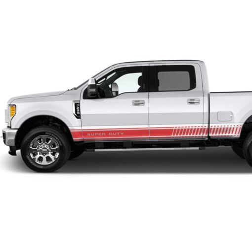Decal LogoLines Graphic Vinyl Kit Compatible with Ford F250 2013-Present