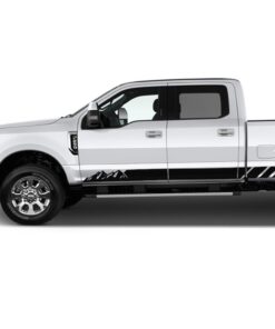 Mountain Decal Graphic Vinyl Kit Compatible with Ford F250 2013-Present