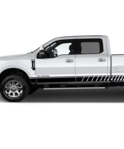 Decal Lines Graphic Vinyl Kit Compatible with Ford F250 2013-Present