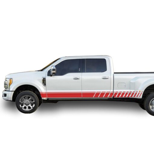 Decal Line Graphic Vinyl Kit Compatible with Ford F450 2013-Present