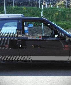 2 X Peugeot Vinyl Decal Sticker Car Van Set Stripes Graphic Sport Viper RACING 4 