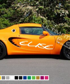 Decal Sticker Vinyl side Door Stripes For Lotus Elise S 1997 - 2000