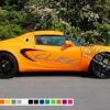 Decal Sticker Vinyl side Door Stripes For Lotus Elise S 1997 - 2000