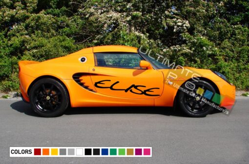 Decal Sticker Vinyl side Door Stripes For Lotus Elise S 1997 - 2000