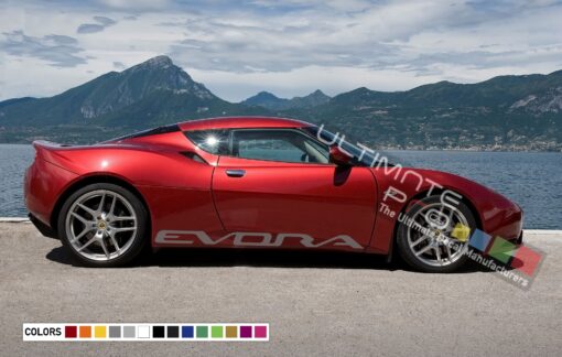 Decal Sticker Vinyl side Door Stripes For Lotus Evora Supercharged