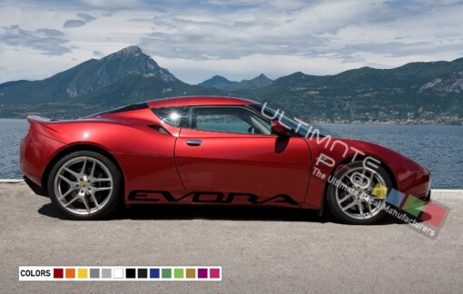 Decal Sticker Vinyl side Door Stripes For Lotus Evora Supercharged