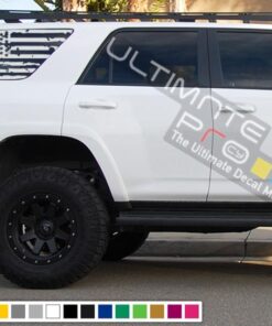 Decals Sticker Back Window Destorder US Flag Kit Toyota 4Runner