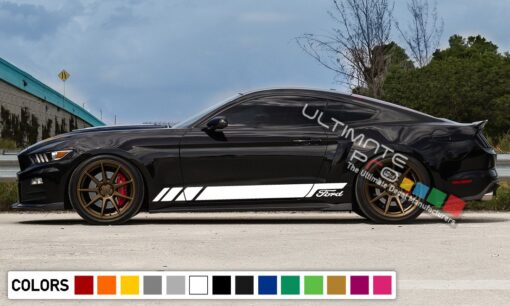 Sport Decal Sticker Vinyl Side Racing Stripes Ford Mustang