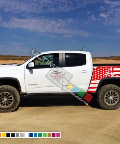 Destorder US Flag Decals Tail Sticker American Flag Kit Chevrolet 
