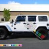 Bed Window Decal Sticker Vinyl Destorder US American Flag Kit Jeep 
