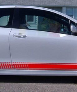 Sport Side Stripes Decal Sticker Vinyl Toyota Yaris Vitz 2nd Gen