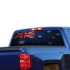 Australia Flag Perforated for Chevrolet Silverado decal 2015 - Present