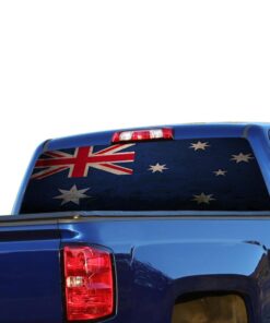 Australia Flag Perforated for Chevrolet Silverado decal 2015 - Present