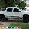 Side door mountains decals, vinyl design for Chevrolet Avalanche decal 2015 - Present