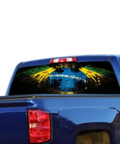 Brazil Eagle Perforated for Chevrolet Silverado decal 2015 - Present