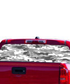 Camo White Perforated for Chevrolet Colorado decal 2015 - Present