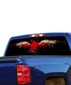 Eagle Canada Flag Perforated for Chevrolet Silverado decal 2015 - Present