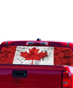 Canada Flag Perforated for Chevrolet Colorado decal 2015 - Present