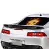 Fire Card Perforated for Chevrolet Camaro decal 2015 - Present