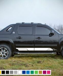 Side door Design Sticker, vinyl for Chevrolet Avalanche decal 2015 - Present