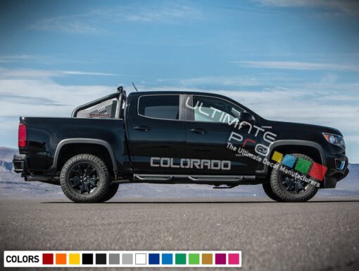 Decal Sticker Vinyl Kit Compatible with Chevrolet Colorado 2012-2017