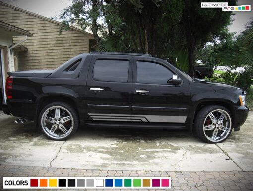 Sticker, vinyl design for Chevrolet Avalanche decal 2015 - Present