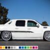 Line stripes sticker, vinyl design for Chevrolet Avalanche decal 2015 - Present