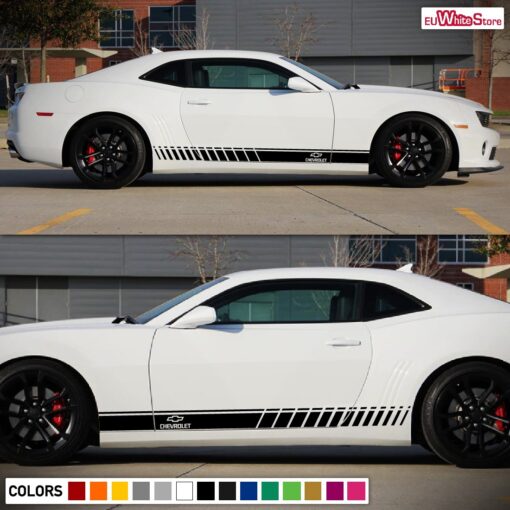 Side door stripes, vinyl design for Chevrolet Camaro decal 2006 - Present