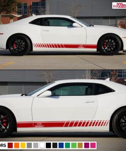 Side door stripes, vinyl design for Chevrolet Camaro decal 2006 - Present