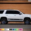 Side door letters stripes, vinyl design for Chevrolet Tahoe decal 2008 - Present