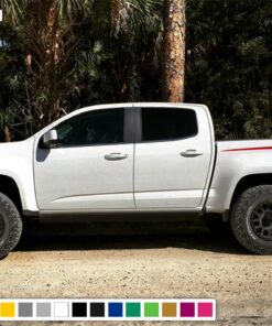 Side Bed decal, vinyl design for Chevrolet Colorado decal 2012 - Present