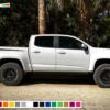 Side Bed decal, vinyl design for Chevrolet Colorado decal 2012 - Present