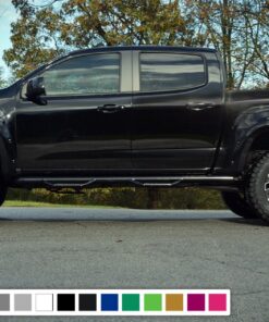 Side Bed decal, vinyl design for Chevrolet Colorado decal 2012 - Present